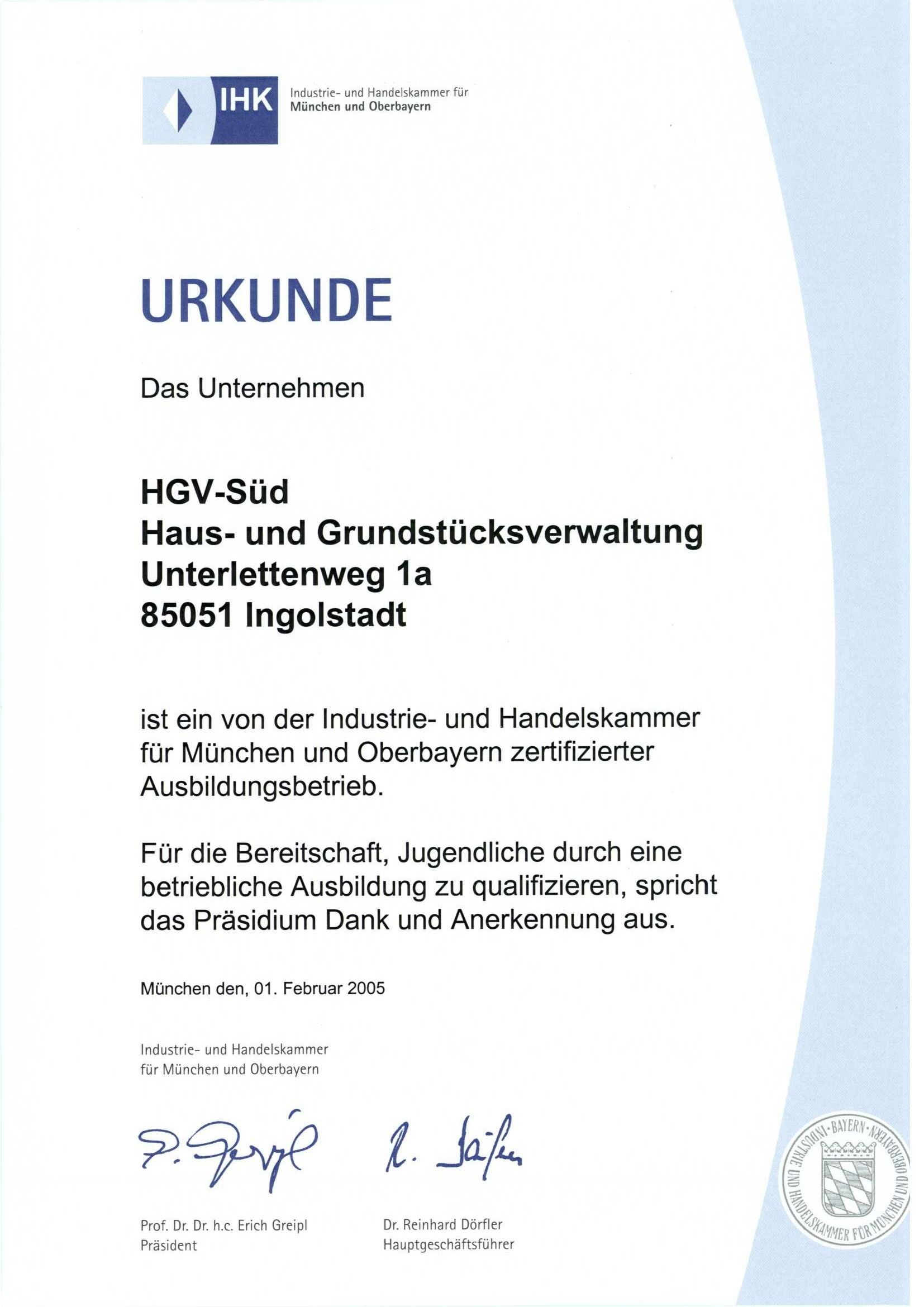 Zertifizierung der HGV-Süd, Hausverwaltung Ingolstadt, Hausverwaltung Aufgaben, Mietverwaltung, WEG-Verwaltung, Verband Deutscher Hausverwalter, Immobilienverwaltung, WEG Verwaltung Aufgaben, WEG Verwalter Pflicht, Haus- und Grundstücksverwaltung, Verwaltung und Bewirtschaftung, HGV-Süd, Hausverwaltung Augsburg, Hausverwaltung München, Hausverwaltung Nürnberg, Hausverwaltung Bayern, Mietverwaltung, Eigentümerversammlung, Sondereigentum, weg verwaltung, hausverwaltung, gemeinschaftseigentum, Teilungserklärung, Grundstücksverwaltung, Verwaltung, zuverlässig, Betreuung, haus und grund ingolstadt, Hausverwaltung Alkofer